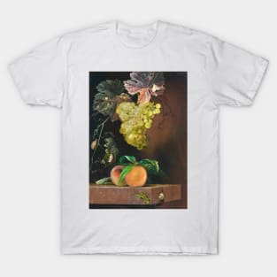 Still Life with Fruit, Lizard and Insects by Ottmar Elliger (digitally enhanced) T-Shirt